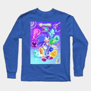 my fan art sonic ultimate colors Long Sleeve T-Shirt